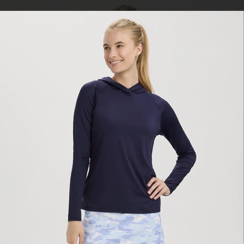 Renwick Performance Hoodie In Navy